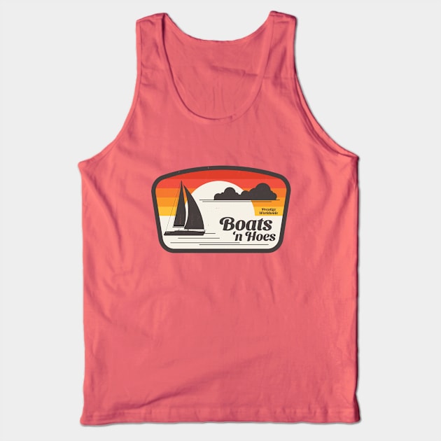 Boats 'n Hoes - vintage design Tank Top by BodinStreet